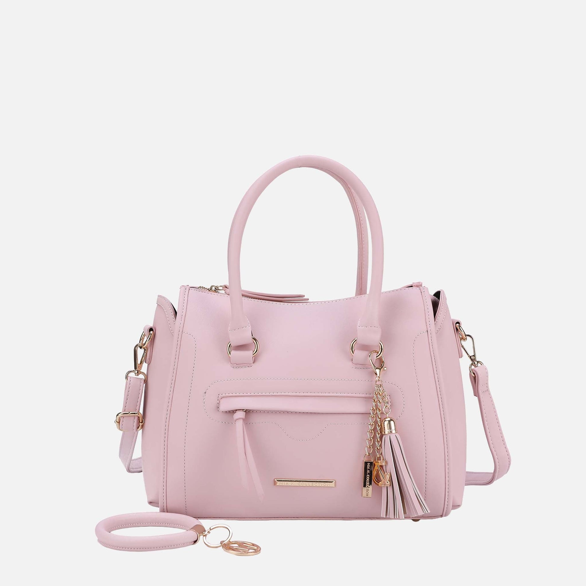 Valeria Shoulder Bag and Bracelet Keyring in Denim Blue - Valeria Shoulder Bag Carvela