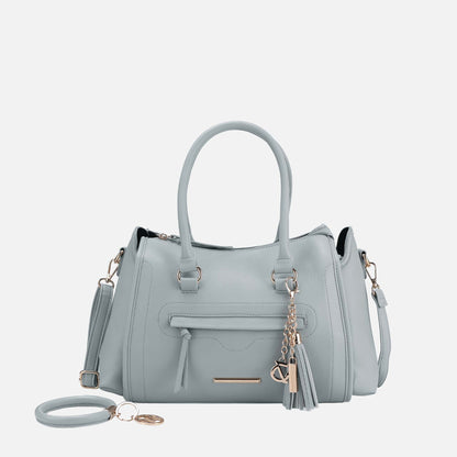 Valeria Shoulder Bag and Bracelet Keyring in Midnight Blue view 5 - Valeria Shoulder Bag Carvela