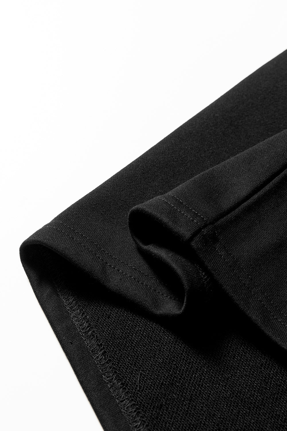 Varsity Sweater Dress - Black view 7