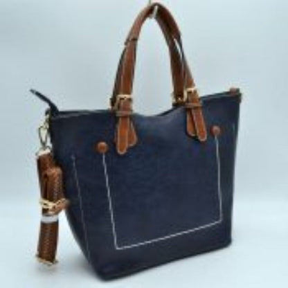 Vegan Leather Tote Shoulder Handbags for Women view 22 - Vegan Leather Tote Bag