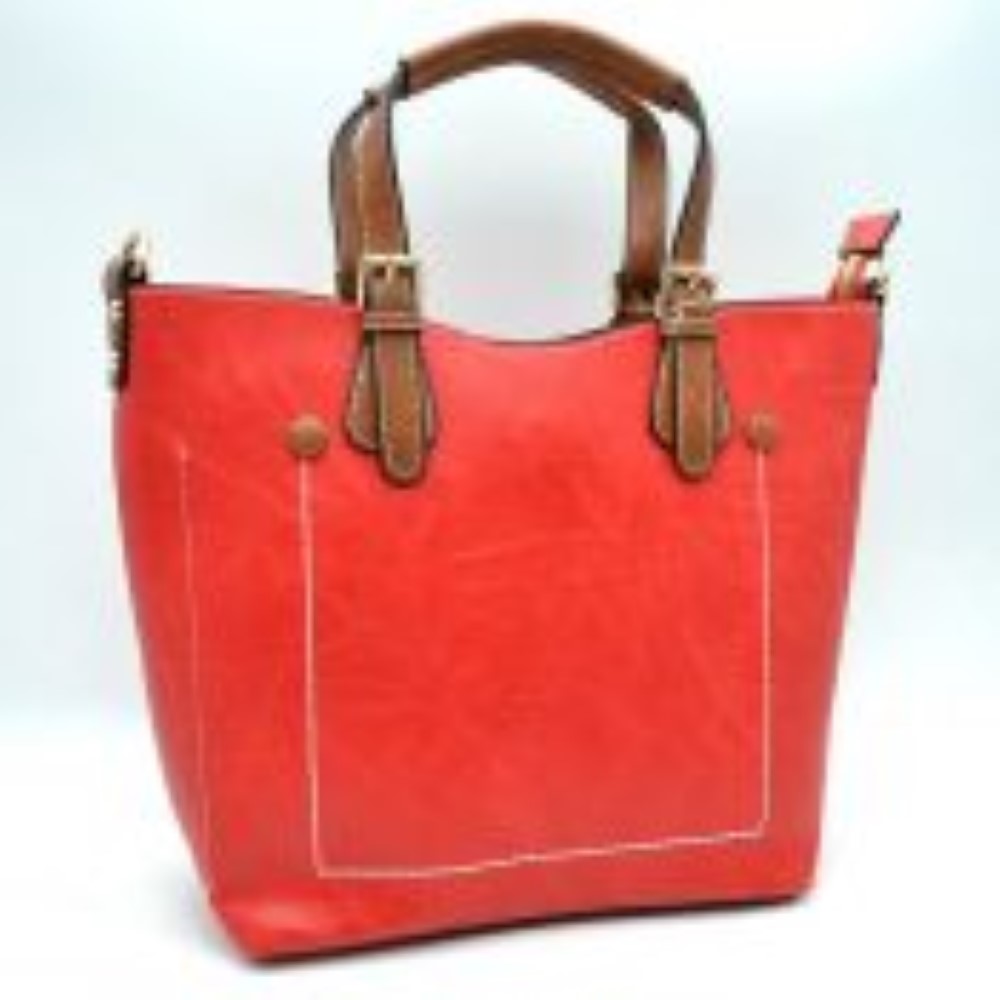 Vegan Leather Tote Shoulder Handbags for Women view 23 - Vegan Leather Tote Bag