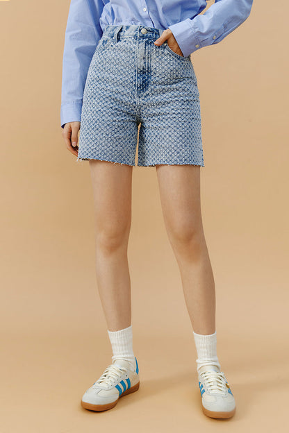 Venice Tweed High Rise Shorts - MeeeShop Women's Fashion