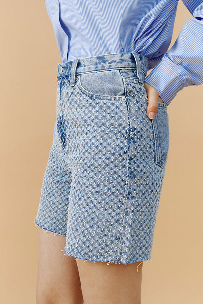 Venice Tweed High Rise Shorts - MeeeShop Women's Fashion