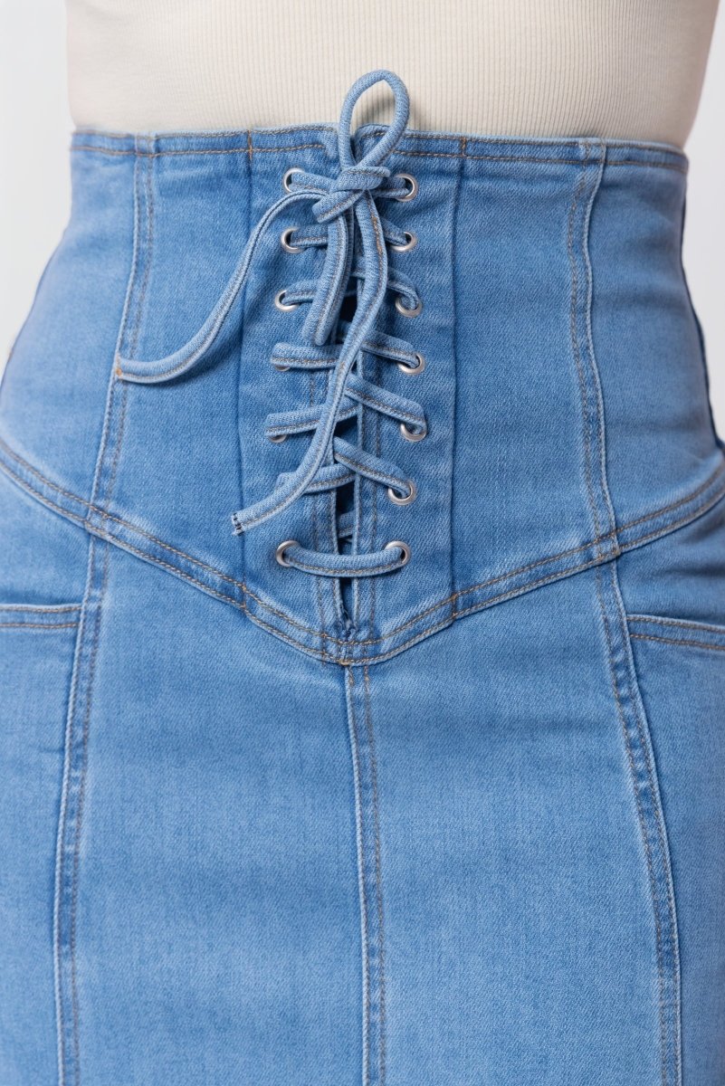Vera Skirt (blue) in XL view 5 - Vera Blue Dress