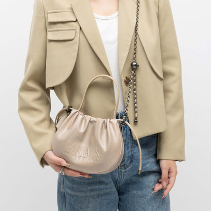 Verena Shoulder Bag in Cognac Brown view 2 - Verena Bags