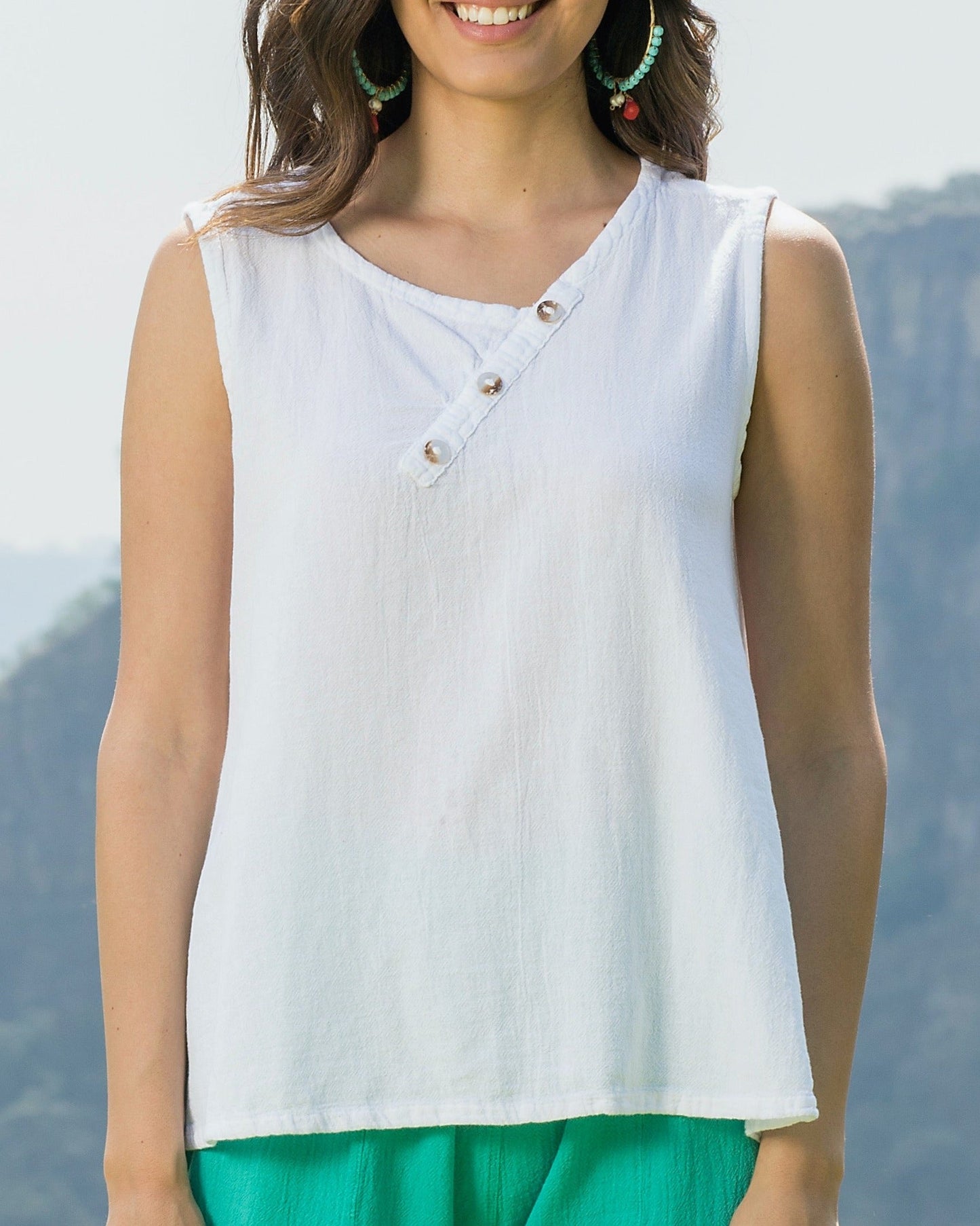 Vero Top - Womens Cotton Tank in 0 (XS/S) - Vero Moda Women Tops