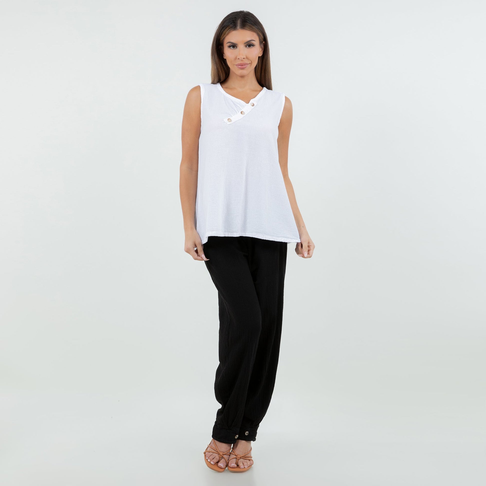 Vero Top - Womens Cotton Tank in 0 (XS/S) view 9 - Vero Moda Women Tops