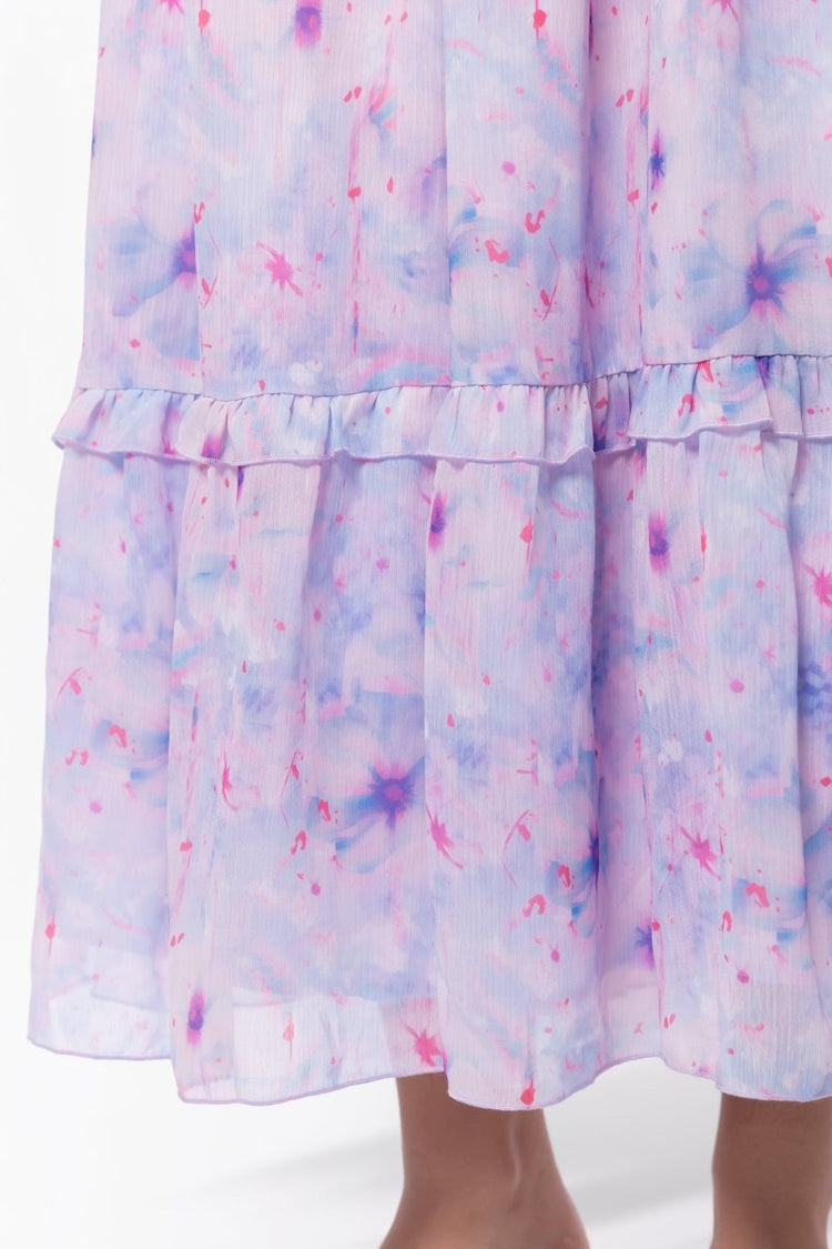 Victoria Dress (blue Pink) XL view 5 (dress) - victorian blue dress, blue victorian dress over hoop ski - shop at us.meeeshop