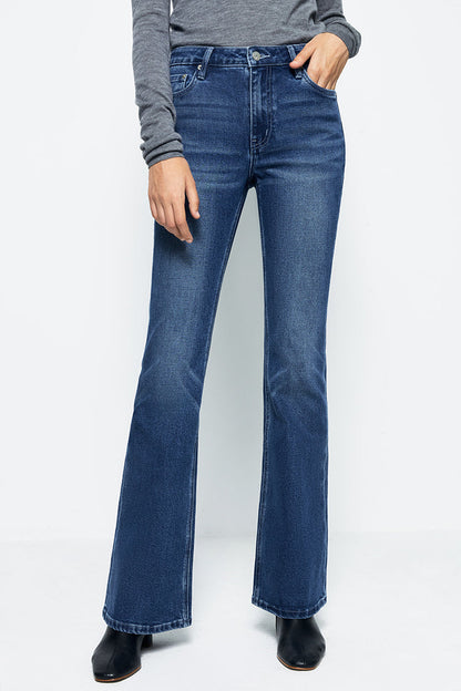 Vintage High Rise Flare Lala Jeans Hj186 in Imagine view 5 - High-Waisted - Vintage Jeans High Waist (bottom)