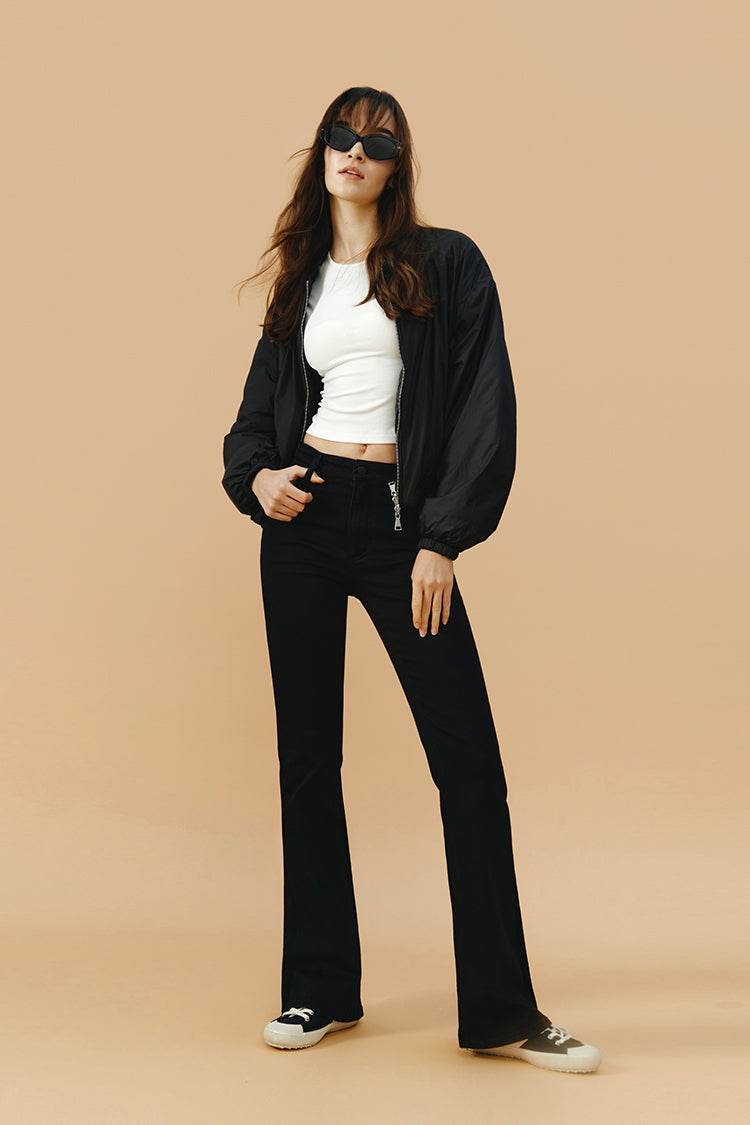Vintage High Rise Flare Lala Jeans Hj186 in SexyBack - High-Waisted - Vintage Jeans High Waist (bottom)