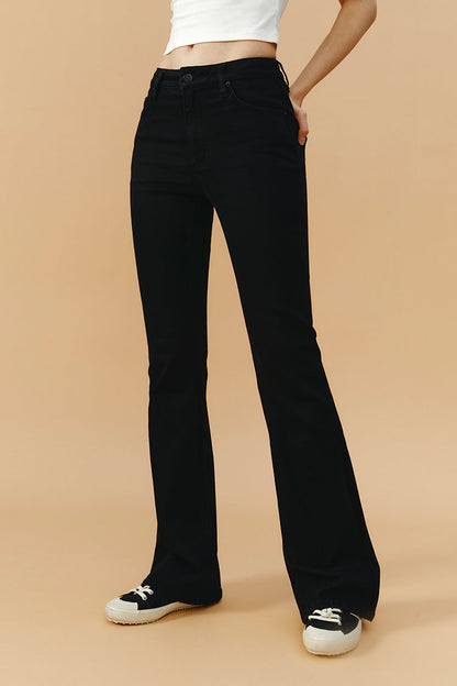 Vintage High Rise Flare Lala Jeans Hj186 in SexyBack view 15 - High-Waisted - Vintage Jeans High Waist (bottom)