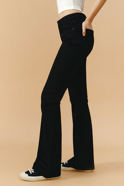 Vintage High Rise Flare Lala Jeans Hj186 in SexyBack view 16 - High-Waisted - Vintage Jeans High Waist (bottom)