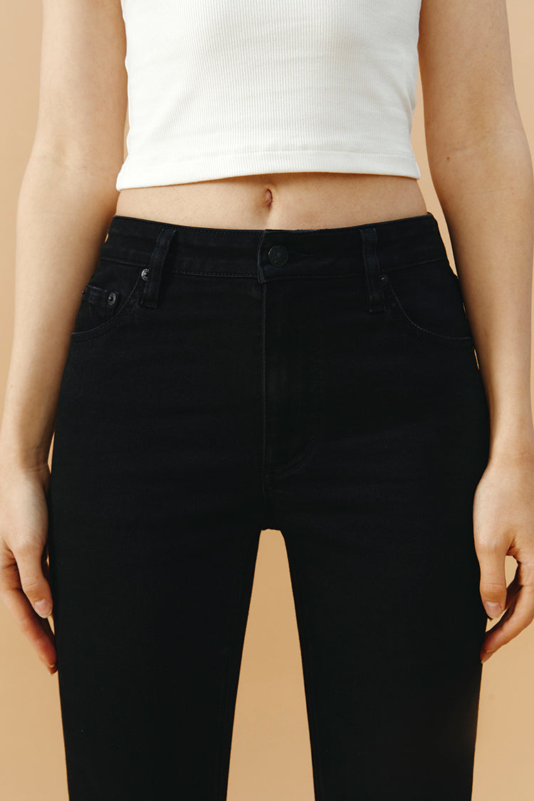Vintage High Rise Flare Lala Jeans Hj186 in SexyBack view 8 - High-Waisted - Vintage Jeans High Waist (bottom)