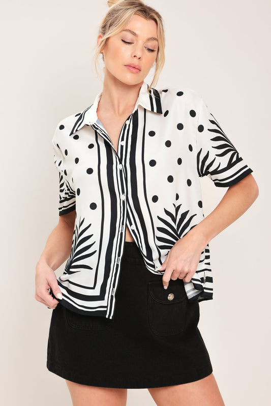 Vintage Resort Woven Top in OFF WHITE - Summer Outfit Idea - Vintage Retreat Resort Top Resorts In Bidar