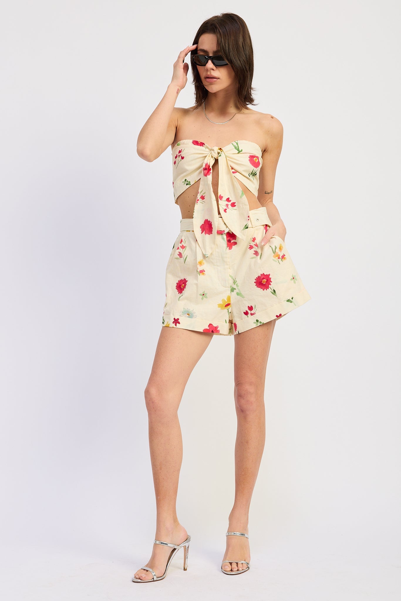 Vionnet Tie Top view 4 - Vionnet Shirt