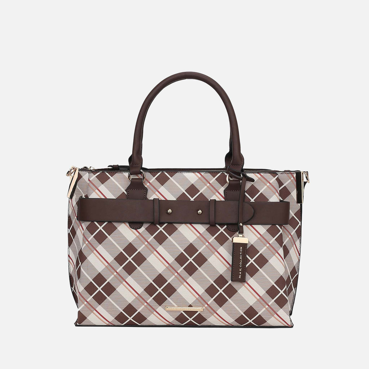 Vivian Plaid Shoulder Bag view 7 - Vivienne Plaid Bag