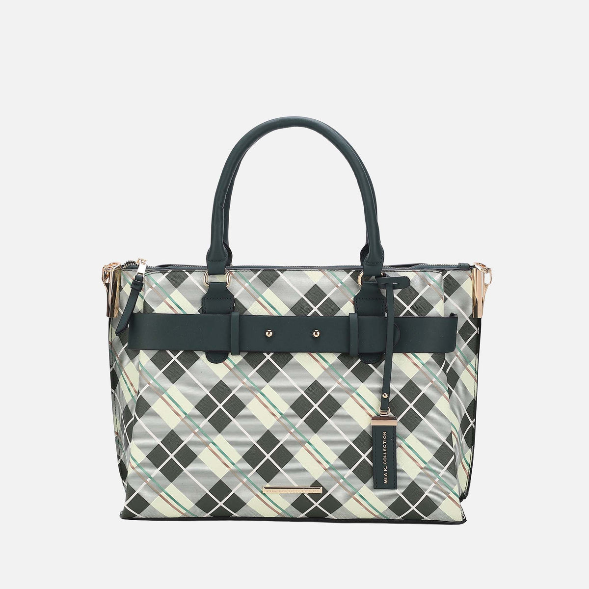 Vivian Plaid Shoulder Bag view 9 - Vivienne Plaid Bag