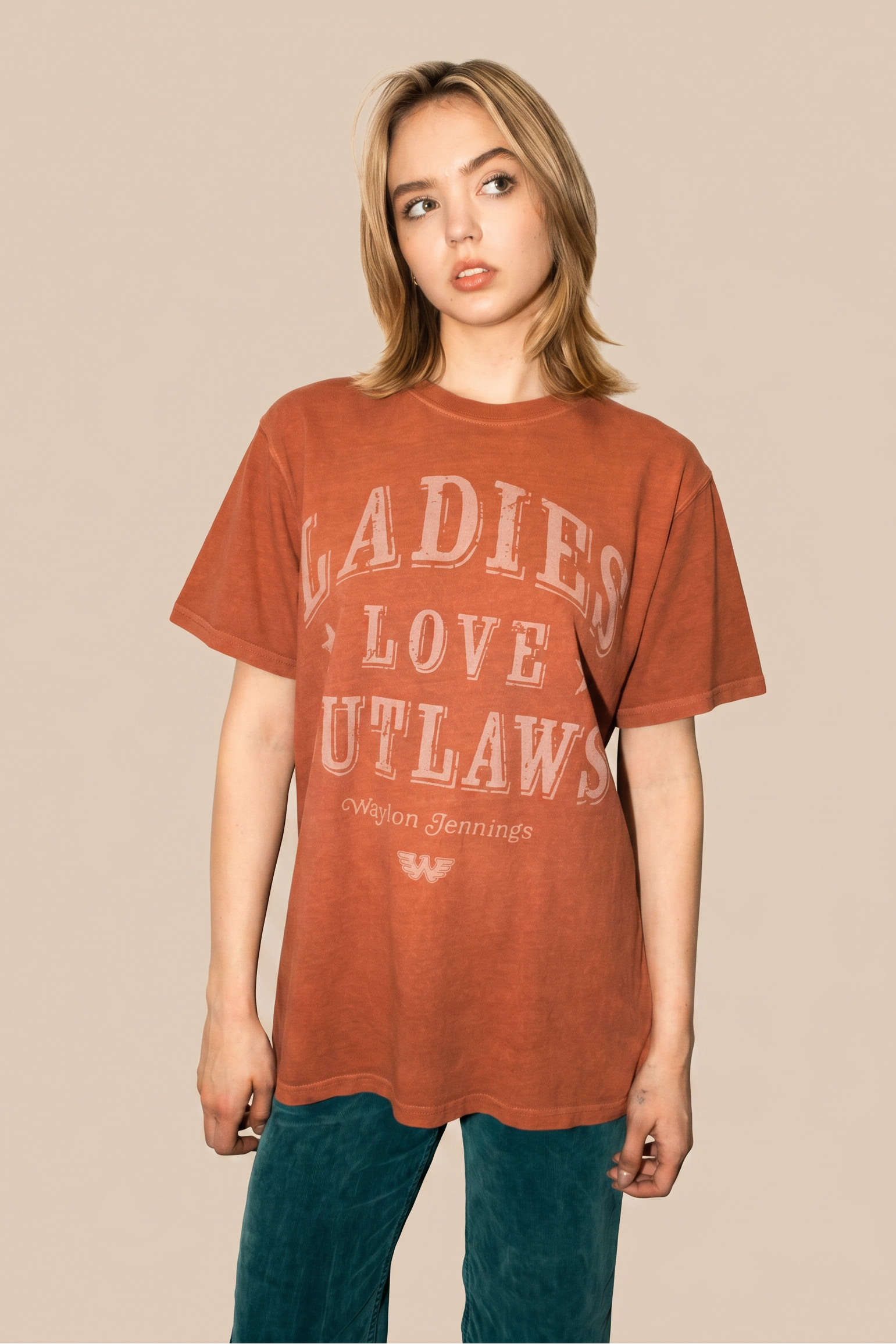Waylon Jennings Tee in S - Waylon Jennings Tee Shirts (top)
