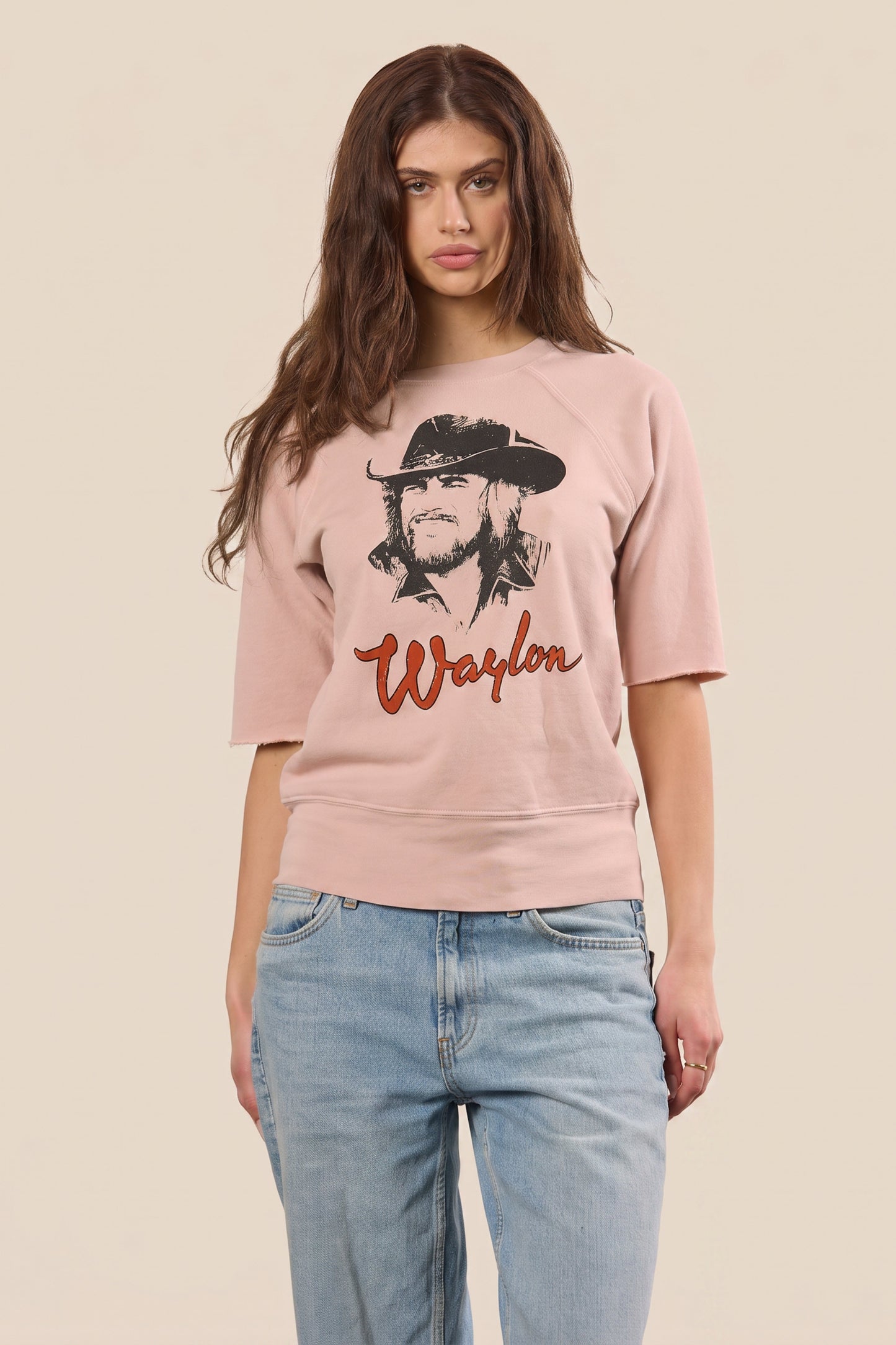 Waylon Raglan in S - Waylon Jennings Raglan (piece)