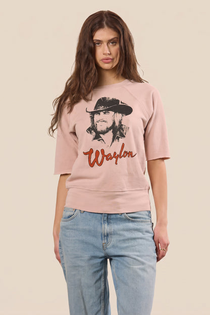 Waylon Raglan in S - Waylon Jennings Raglan (piece)