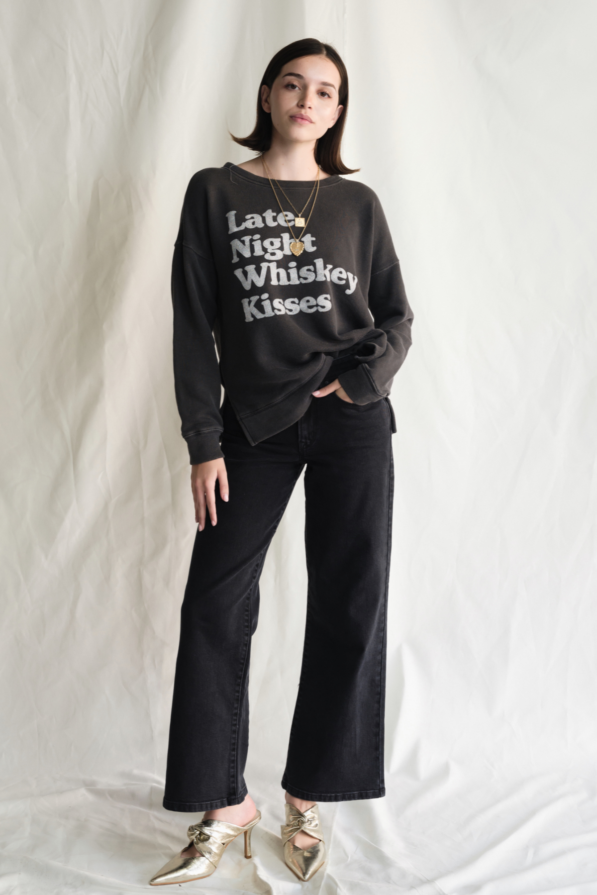 Whiskey Kisses Sweatshirt view 6 - Whiskey Kisses Hoodie (top)