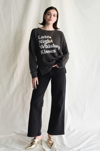Whiskey Kisses Sweatshirt view 6 - Whiskey Kisses Hoodie (top)