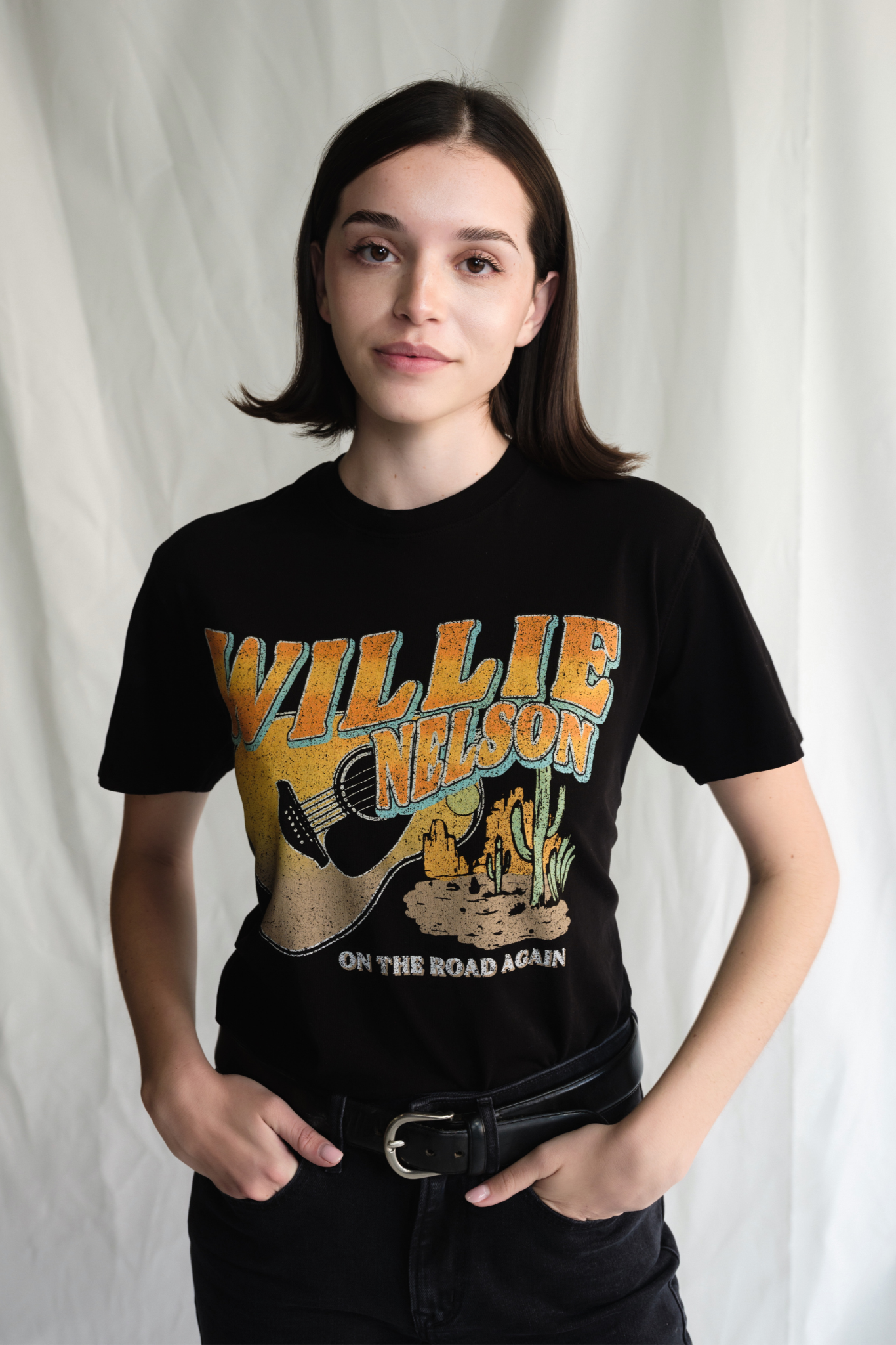 Willie Nelson "like a Band O' Gypsies" Tee in XS - Willie Nelson Tee Shirt (top)