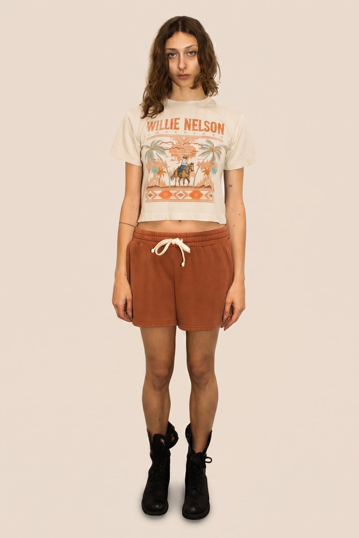 Willie Nelson Palm Beach Tee in XS - Summer Outfit Idea - Willie Nelson Tee Shirt (top)