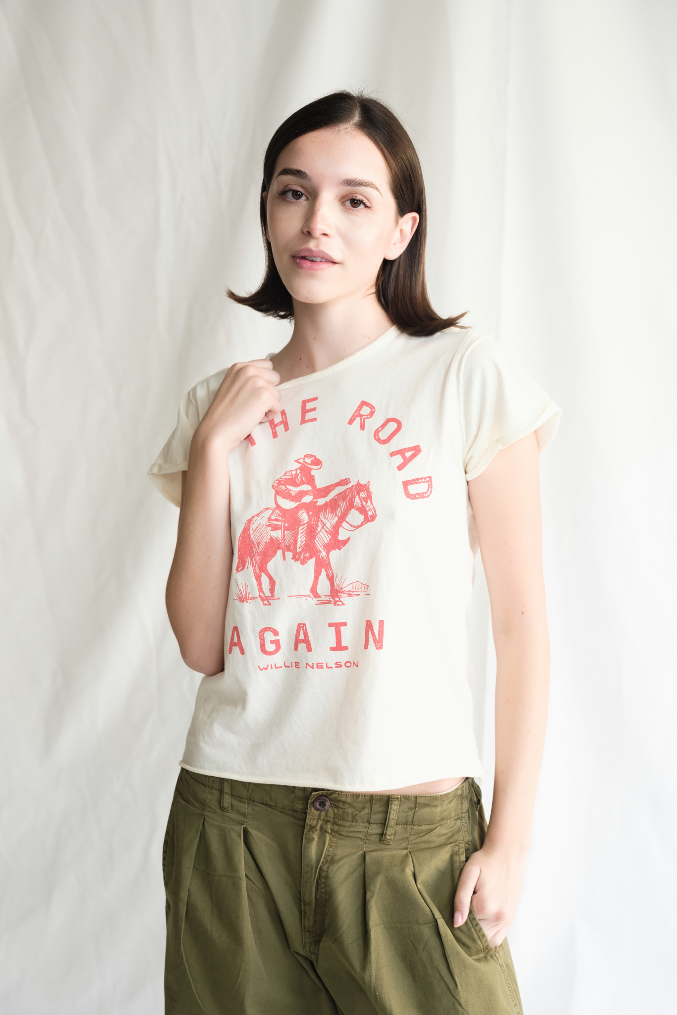 Willie Nelson on the Road Again Tee S view 2 (top) - willie nelson tee shirt, willie nelson teeth, will - shop at us.meeeshop