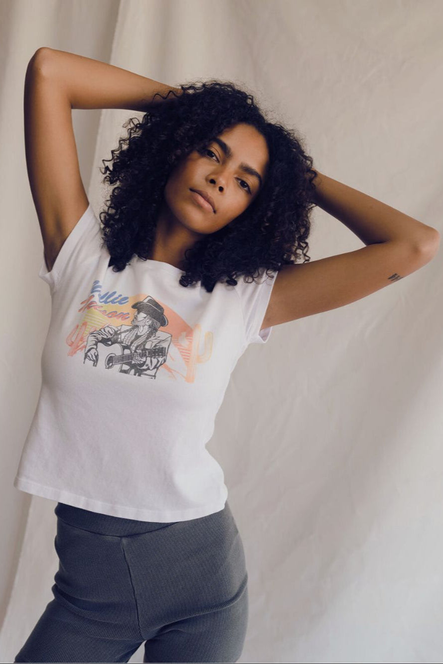 Willie Nelson Tee in XS - Willie Nelson Tee Shirt (top)