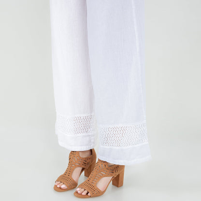 Willow Pant - 100% Cotton Gauze in Azure view 3 (bottom)