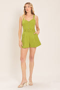 Wine Country Woven Romper BURGUNDY view 4 (one-piece) - wine tasting romper, wine color romper, romper  - shop at us.meeeshop