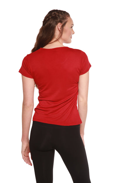 Women's 100% Bamboo Viscose Scoop Neck Short Sleeve T-shirt in Small view 12 - Women'S Shirts 100 Cotton (top)