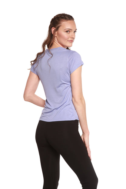 Women's 100% Bamboo Viscose Scoop Neck Short Sleeve T-shirt in Extra Large view 7 - Women'S Shirts 100 Cotton (top)
