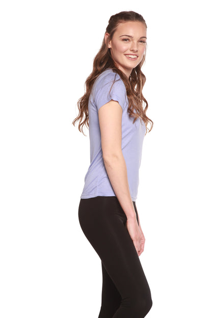 Women's 100% Bamboo Viscose Scoop Neck Short Sleeve T-shirt in Extra Large view 9 - Women'S Shirts 100 Cotton (top)