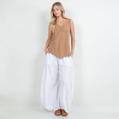 Women's 100% Cotton Gauze Dominica Tank Top in S/M view 12 - Women Top 100 Clothing Brands In Usa