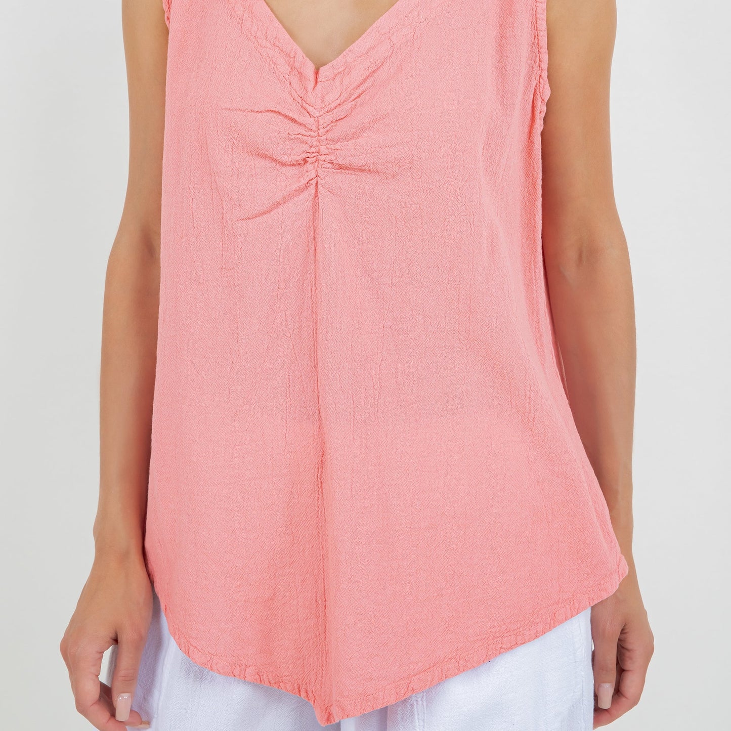Women's 100% Cotton Gauze Dominica Tank Top in S/M view 17 - Women Top 100 Clothing Brands In Usa