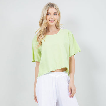 Women's 100% Cotton Gauze Heidi Top - MeeeShop Women's Fashion