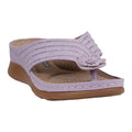 Women's Amari Flower Thong Flat Comfort Sandals Purple (shoe) - womens armani sandals, women's amari sh - shop at us.meeeshop