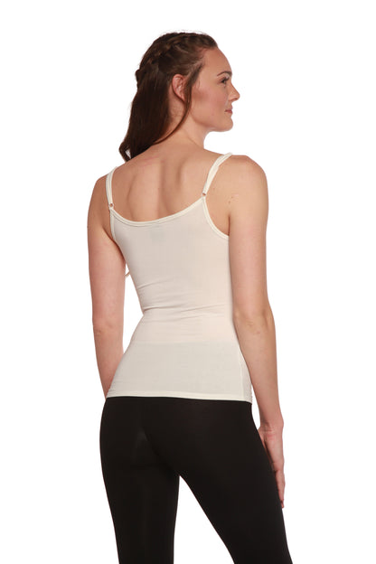 Women's Bamboo Viscose Spaghetti Strap Camisole Top - MeeeShop Women's Fashion