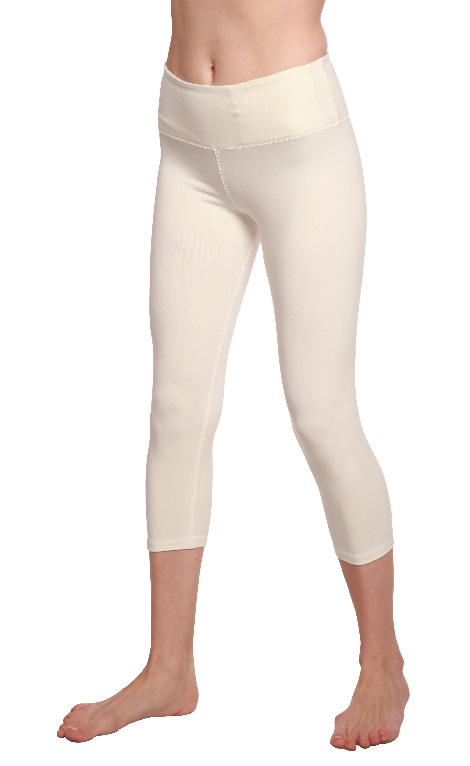 Women's Bamboo Viscose/cotton Capri Style Leggings in Extra Large view 9 - Womens Bamboo Leggings With Pockets (bottom)