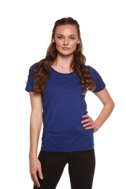 Women's Bamboo/cotton Short Sleeve Scoop Neck T-shirt in Medium - Women'S Bamboo Cotton Shirts (top)