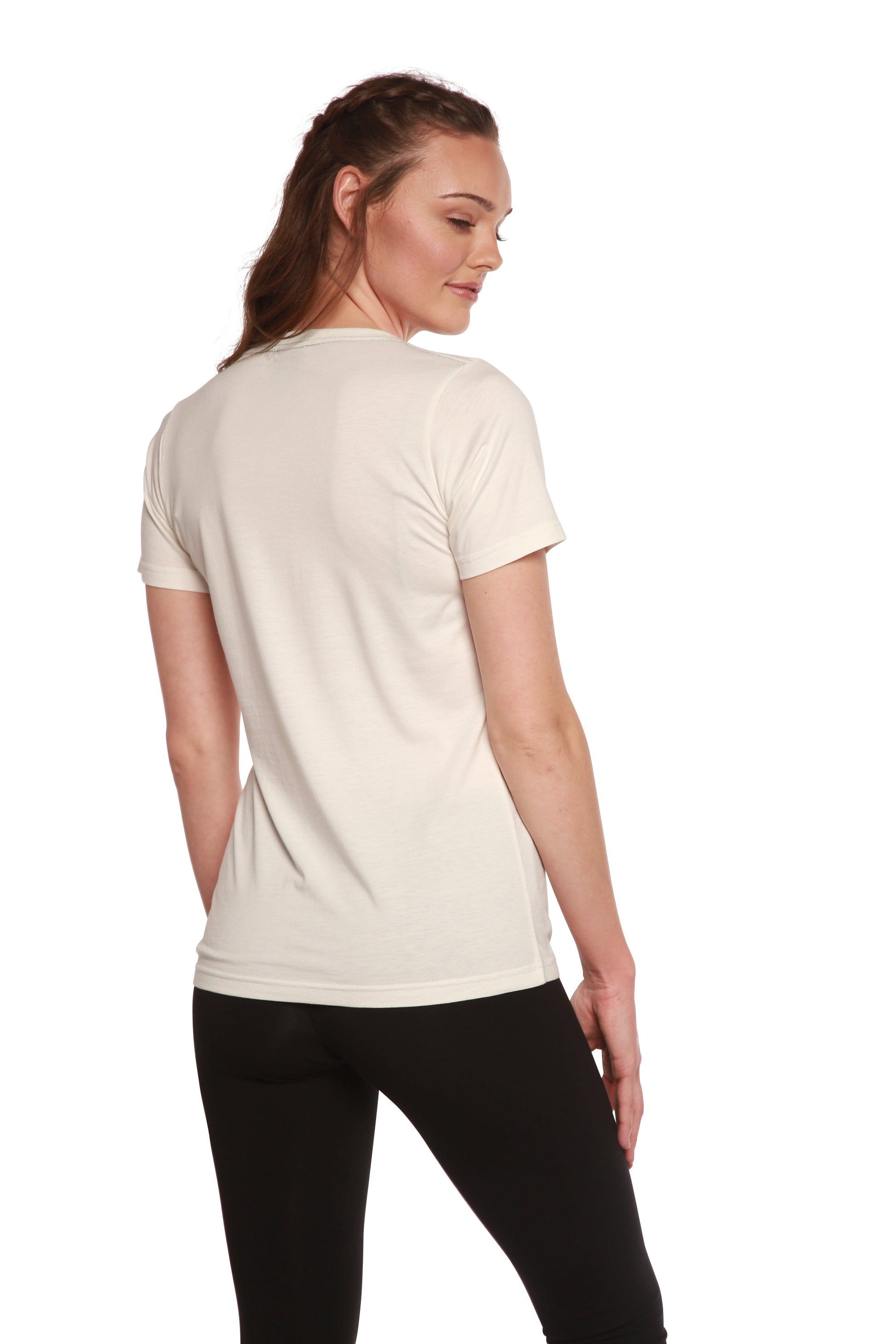 Women's Bamboo/cotton Short Sleeve Scoop Neck T-shirt in Extra Large view 13 - Women'S Bamboo Cotton Shirts (top)