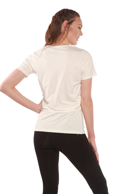 Women's Bamboo/cotton Short Sleeve Scoop Neck T-shirt in Small view 14 - Women'S Bamboo Cotton Shirts (top)