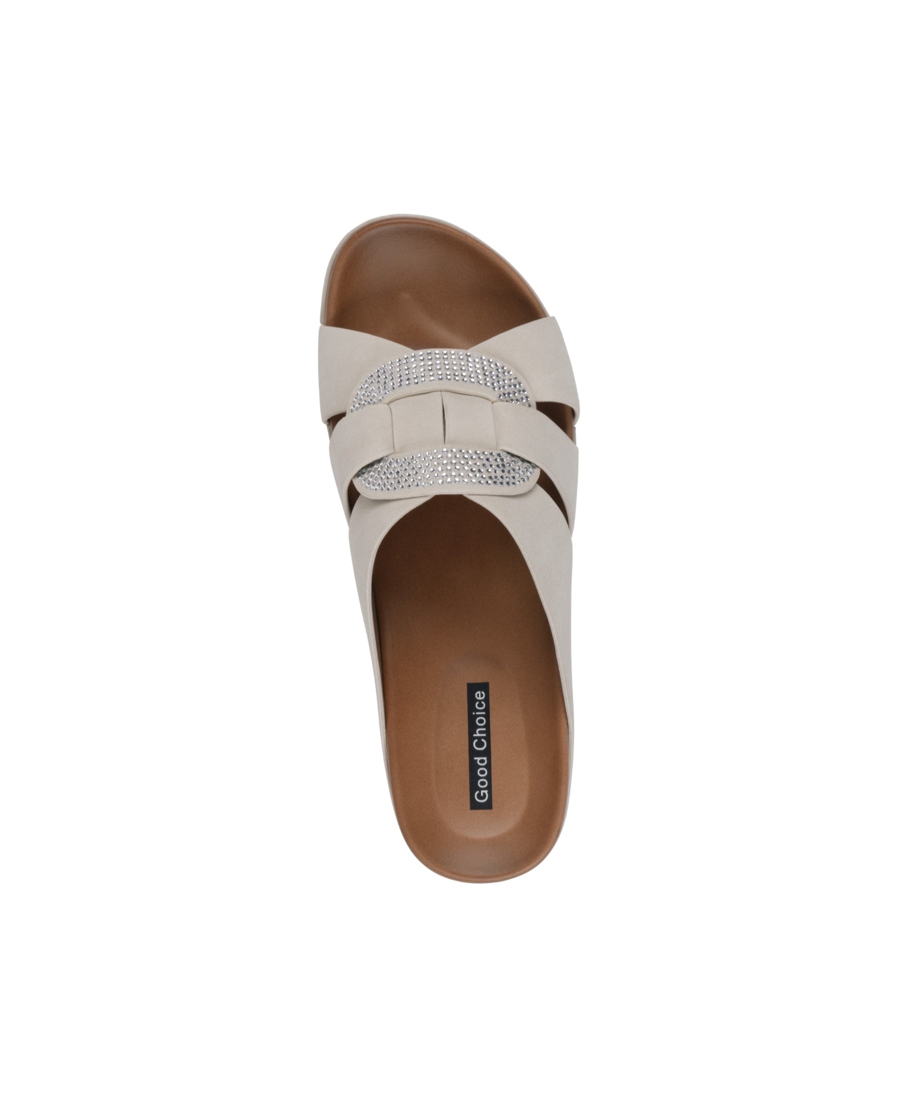 Women's Betsy Nude Embellished Comfort Sandals Nude view 3 (shoe) - women's betsy shoes, women's betsy  - shop at us.meeeshop