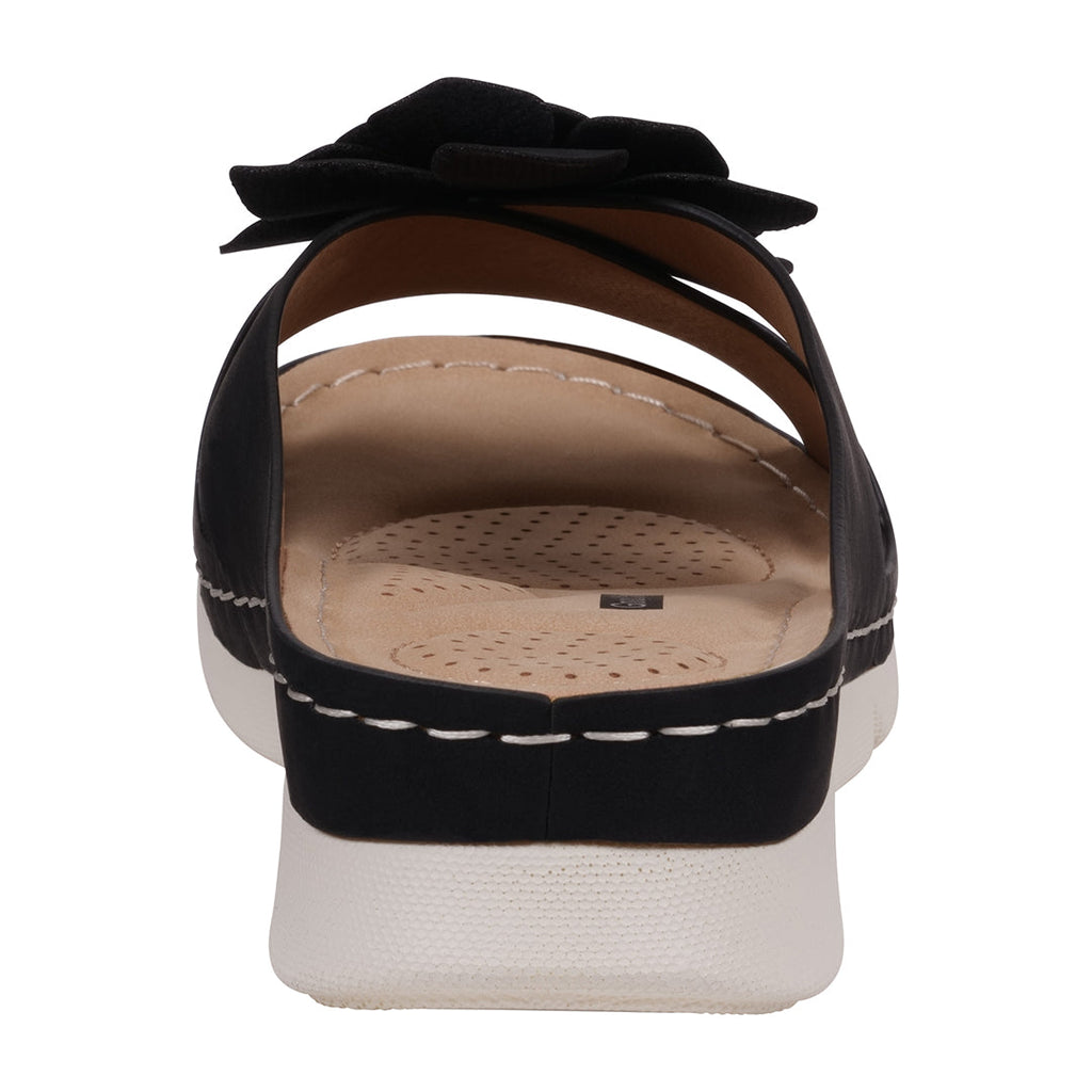 Women's Claire Black Cushioned Footbed Sandals Black view 4 (shoe) - women's claire shoes, marie claire - shop at us.meeeshop