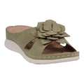 Women's Claire Green Cushioned Footbed Sandals Green (shoe) - women's claire shoes, marie claire women  - shop at us.meeeshop