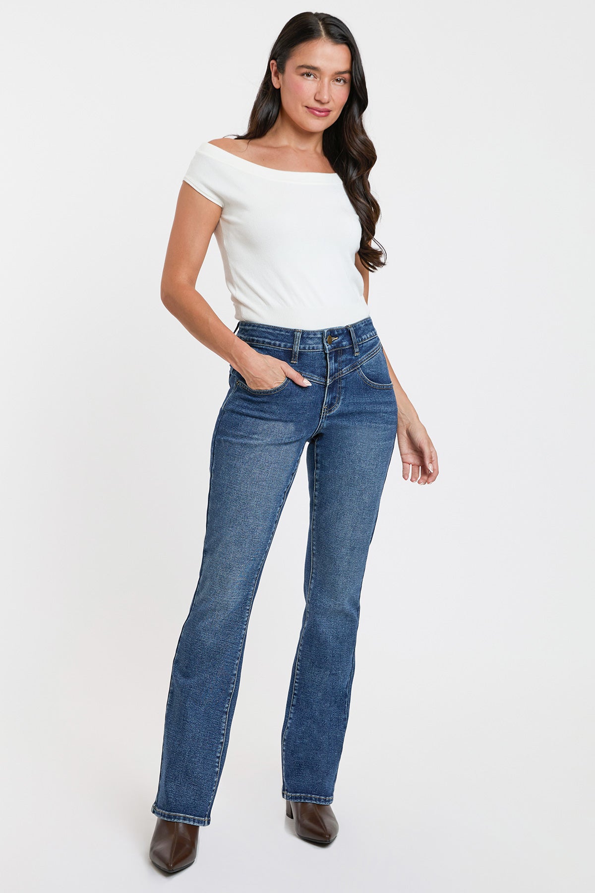 Women's Contour V-front Bootcut Jeans view 10 - Women'S Contour Pants (bottom)