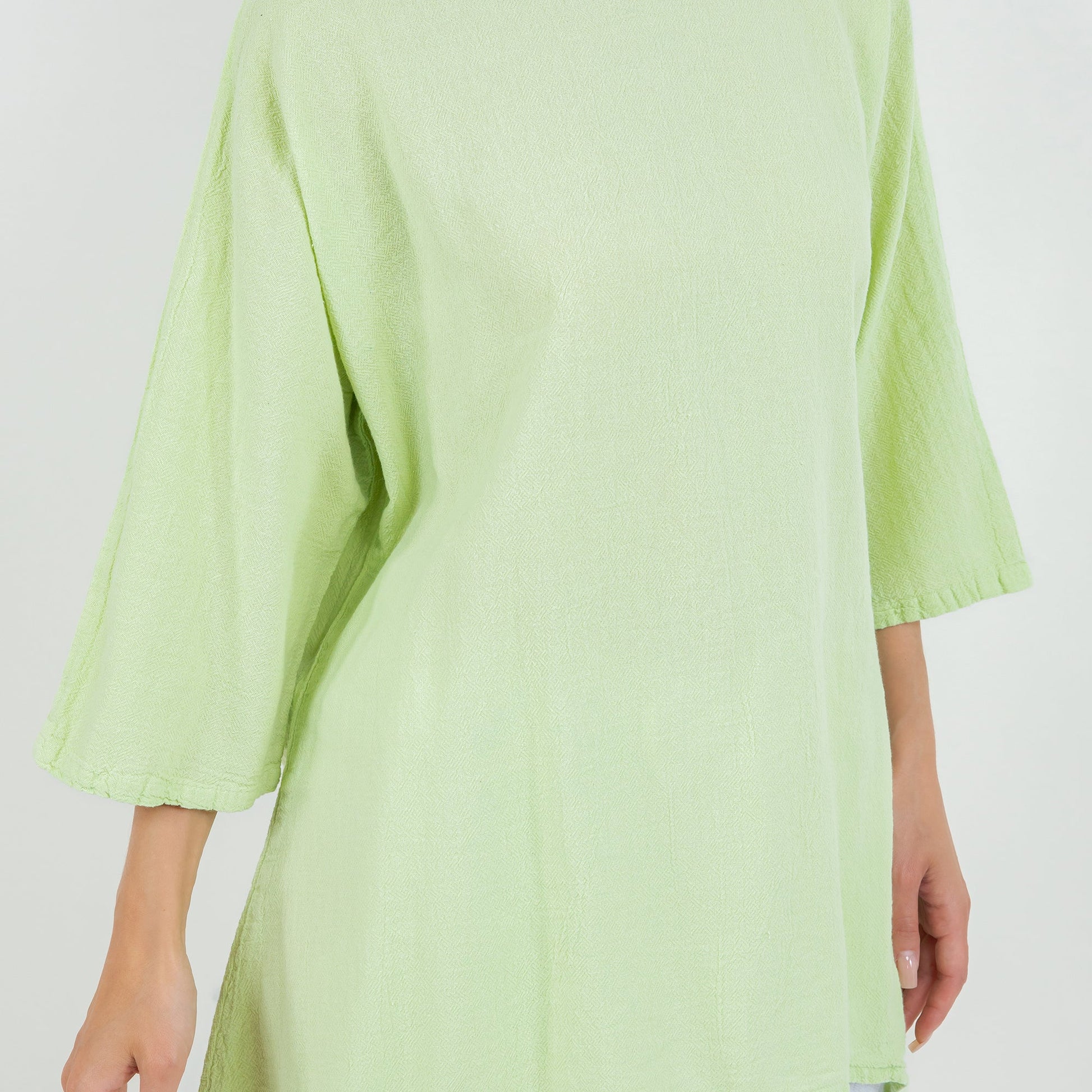 Women's Cotton Gauze Angela Top in Mustard view 13 - Womens Cotton Tops