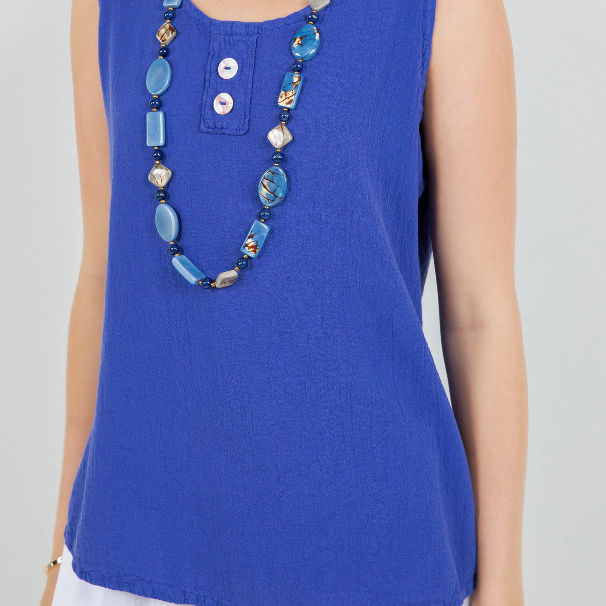 Women's Cotton Gauze Anne Top - MeeeShop Women's Fashion